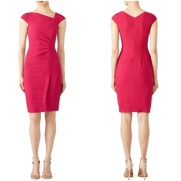 L.K. Bennett Tassa Raspberry Pink Sheath Dress $395 - Picture 1 of 9